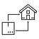 Square feet moved icon