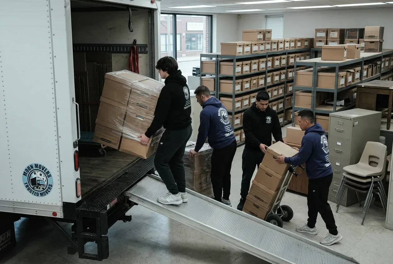 Maywood · public records room, Government