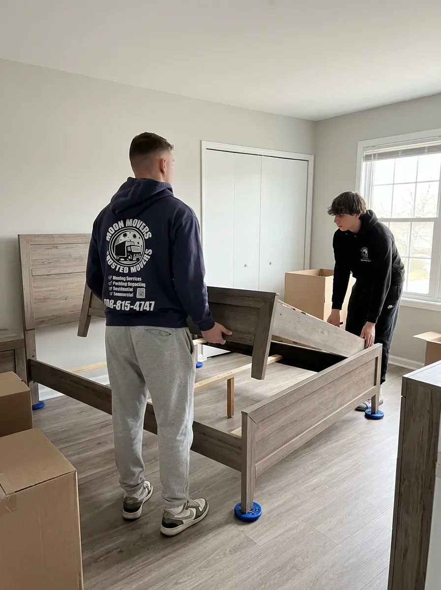 Crew loading the truck in Furniture Re 2