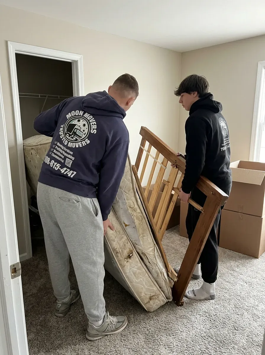 Crew loading the truck in Furniture Di 2