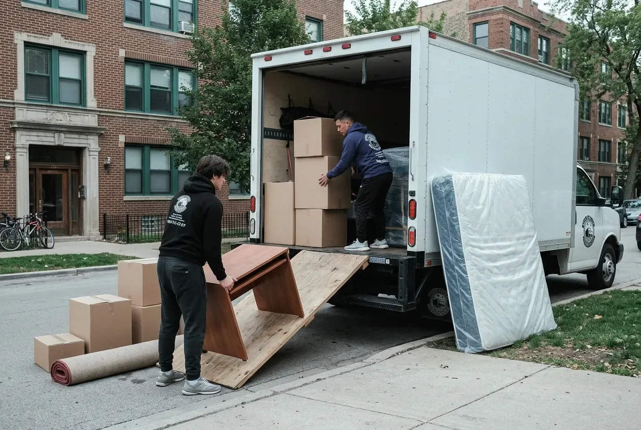Rogers Park · dorm move-out in Student Moving