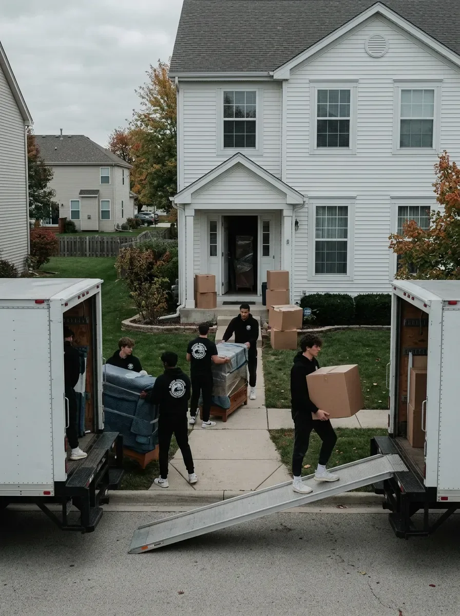 Four-bedroom house move in Schaumburg